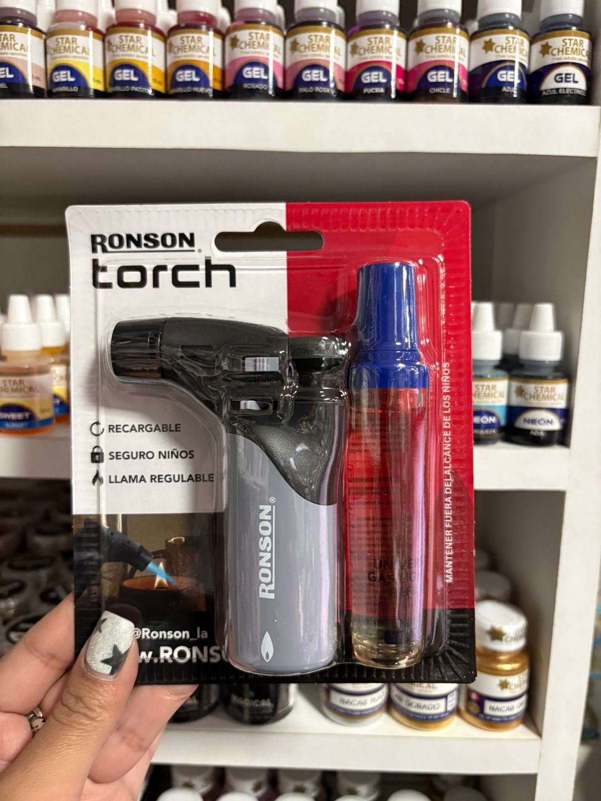 Soplete cocina ronson torch con recarga
