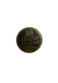 Sticker Alfajor Artesanal Premium Dorado y Negro 100 un 4x4cm