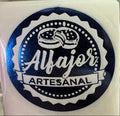 Stickers Alfajor artesanal Azul 100 un