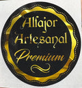 Stickers Alfajor artesanal premium 100 un 4x4 cm
