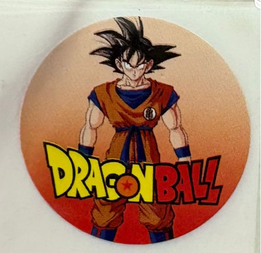 Stickers Dragon Ball 100 un surtidos 4x4 cm