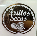 Stickers Frutos secos dorados 100 un 4x4 cm