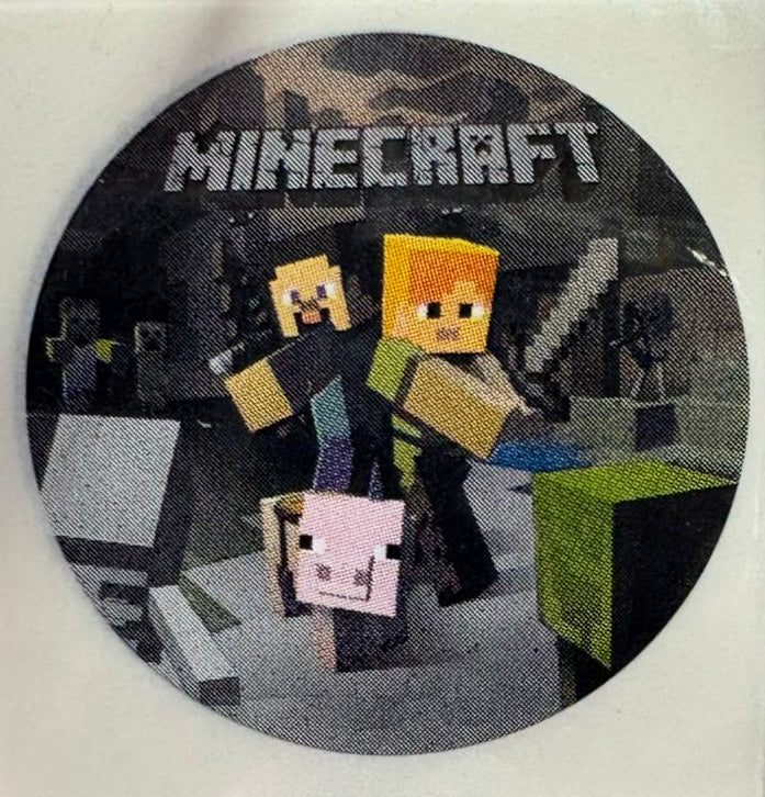 Stickers Minecraft 100 un surtidos 4x4 cm