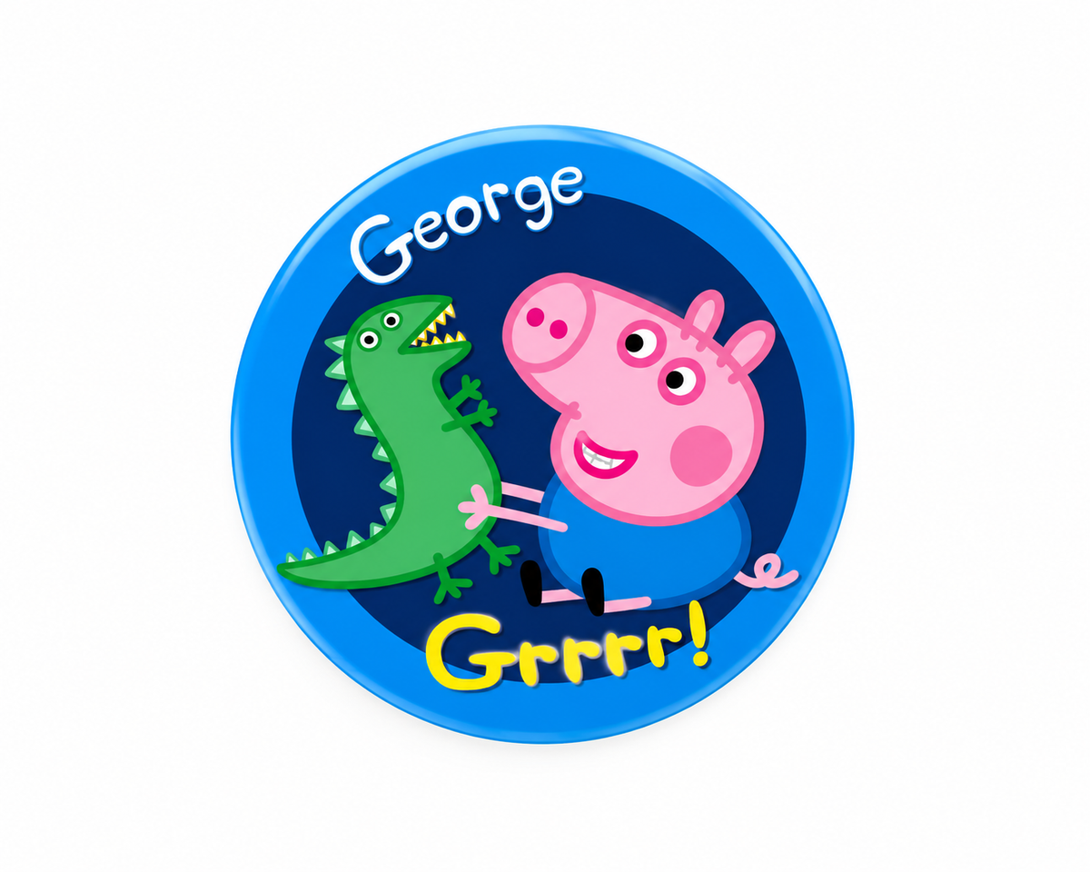 Stickers Pepa Pig 100 un surtidos 4x4 cm