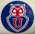 Stickers Universidad de chile 100 un 4x4 cm