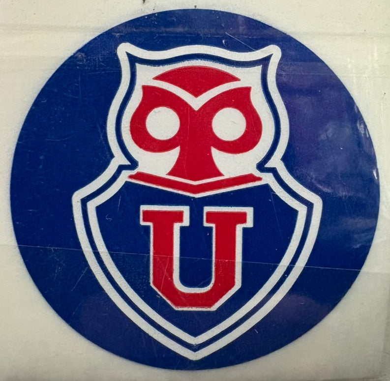 Stickers Universidad de chile 100 un 4x4 cm