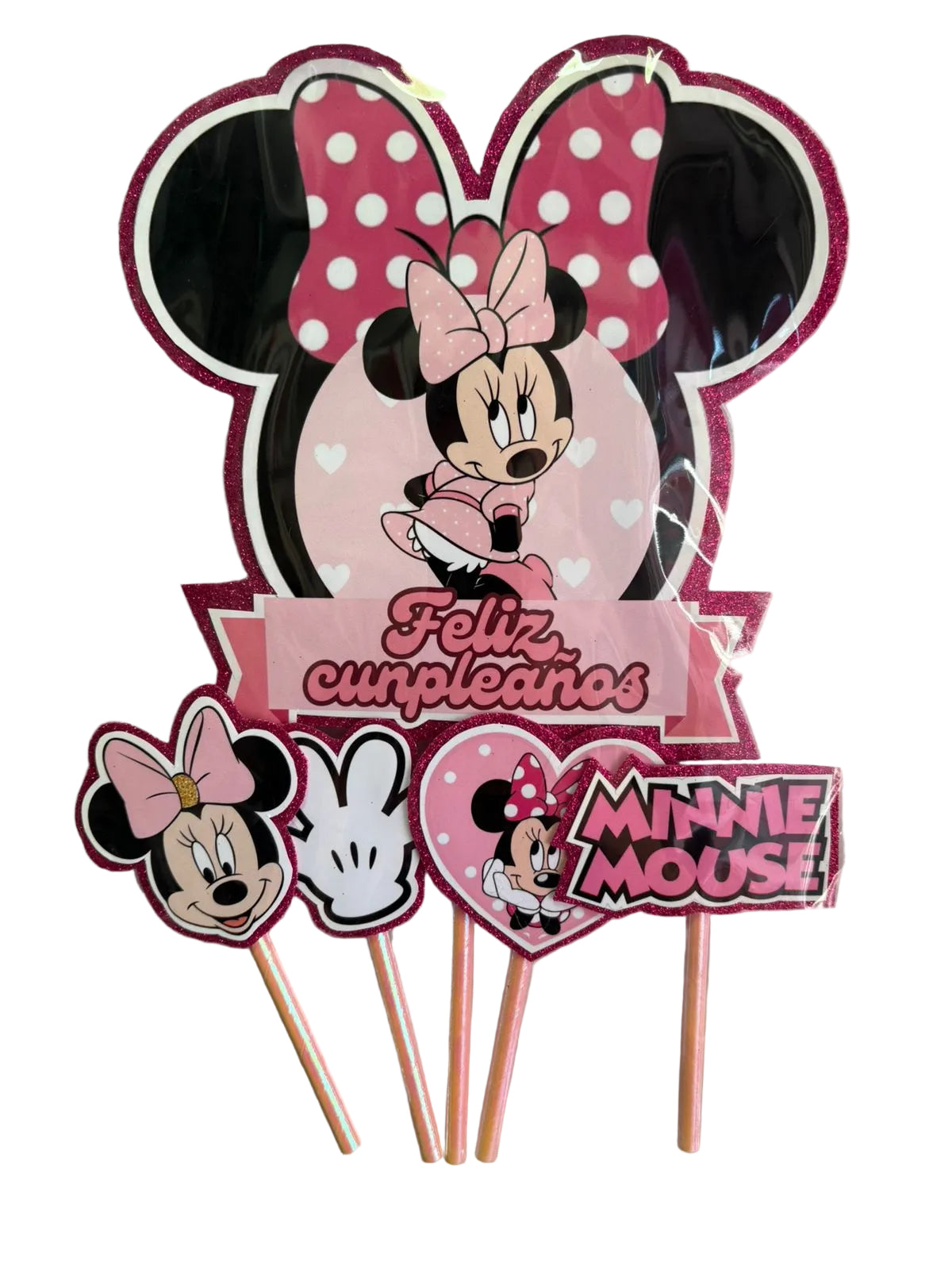 Topper para torta Minnie Mouse