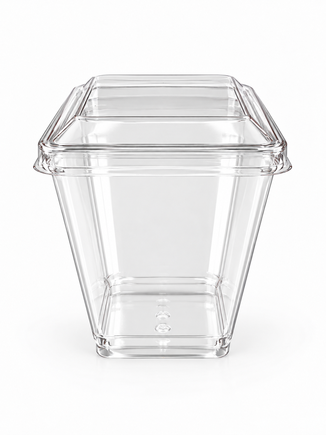 Vaso Shot acrílico con tapa plástica 150 ml 10un