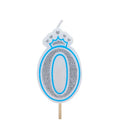 Velas con corona azul