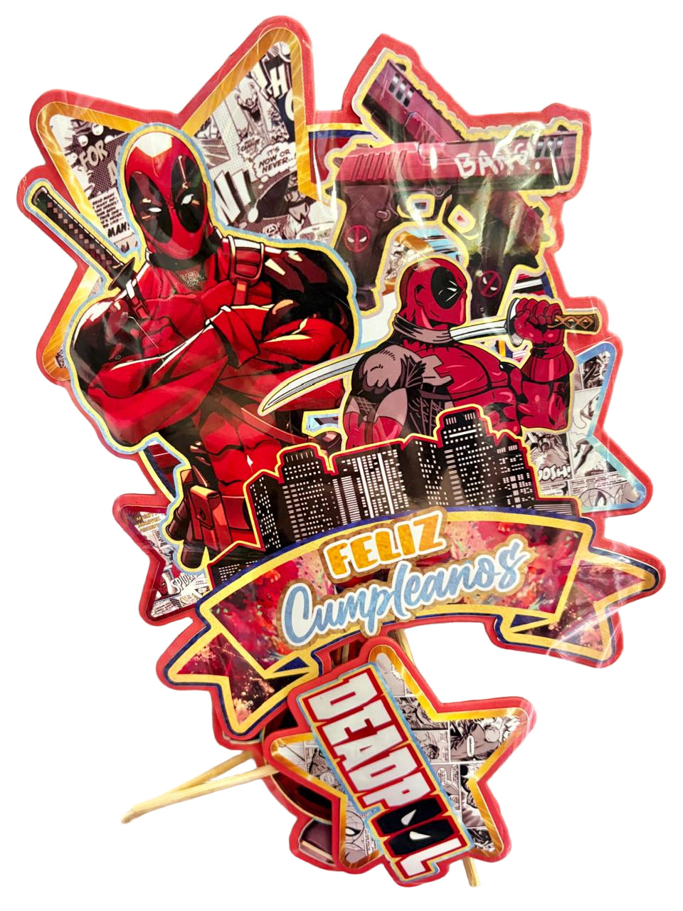 Topper para Torta, Dead Pool
