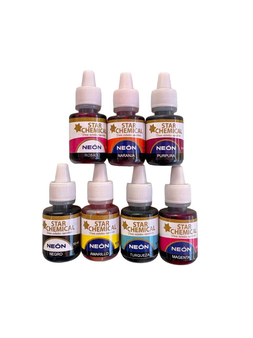 Colorantes Gel Neón Star Chemical 10ml.