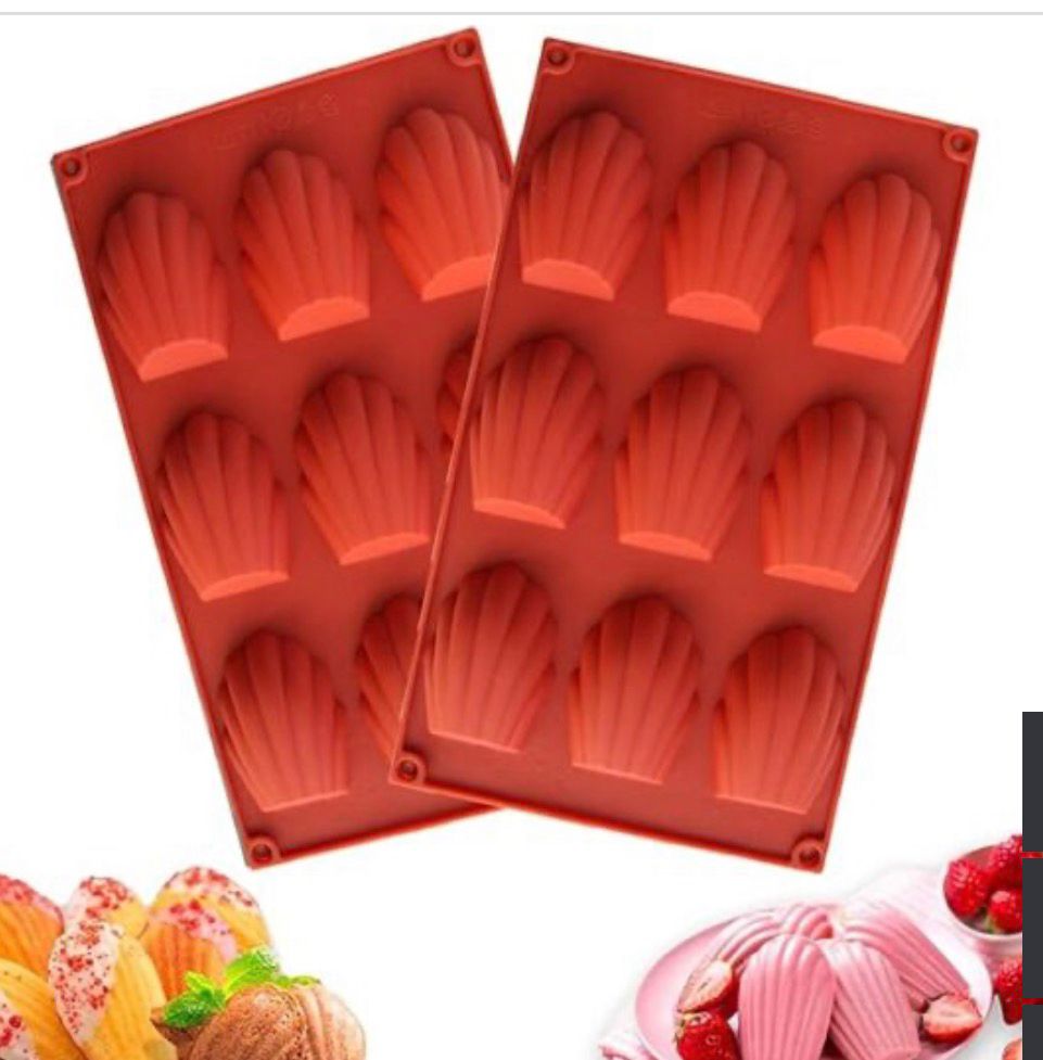 Molde silicona conchas 9 cavidades