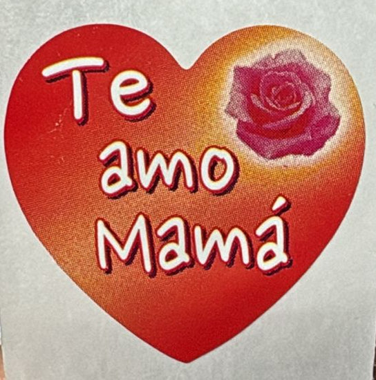 Stickers Dia de la madre surtido 7 diseños 100 un 4x4 cm