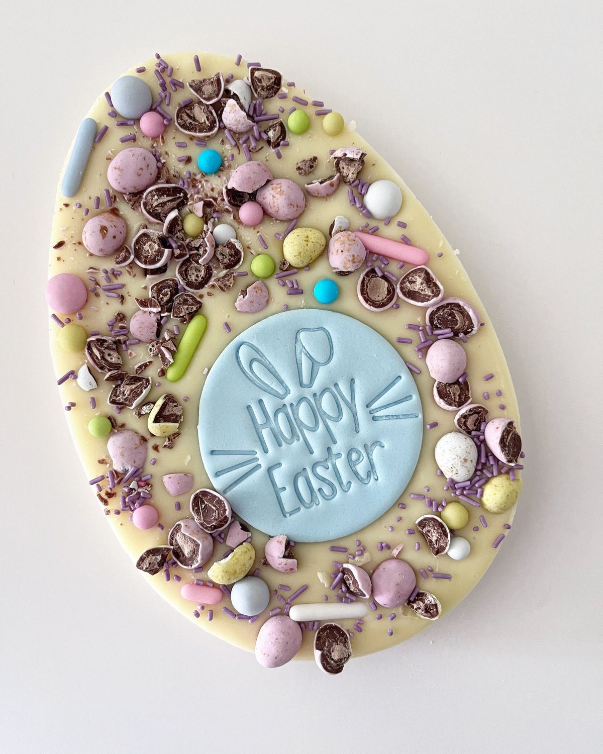 Molde plástico transparente, huevo de pascua Plano 1