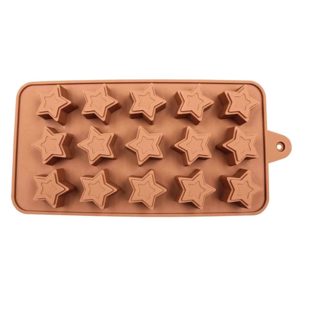 Molde de Silicona Estrellas Relieve