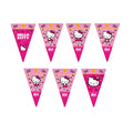 Banderín triangular Hello Kitty 2m