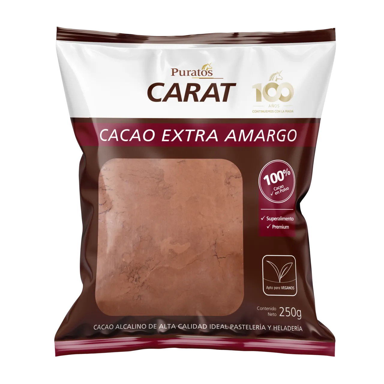 Cacao en polvo extra amargo Puratos 250g