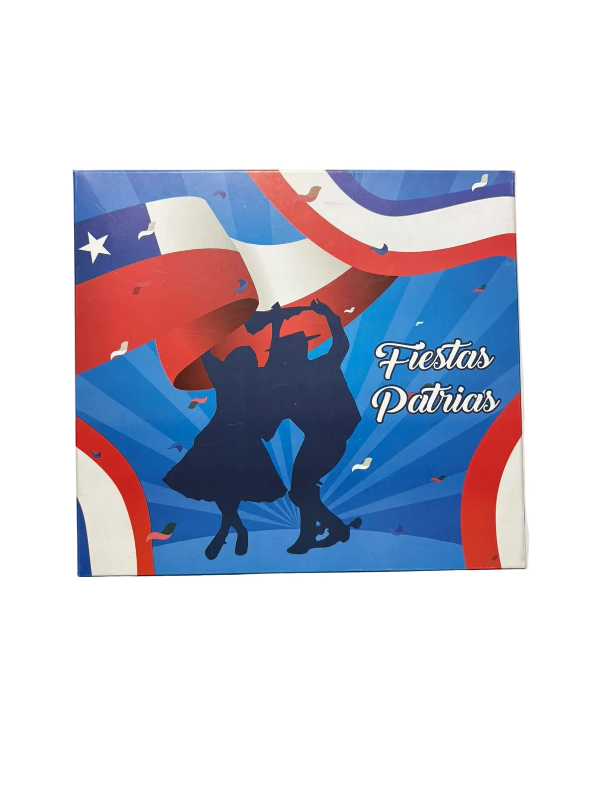 Caja fiestas Patrias Azul 10un