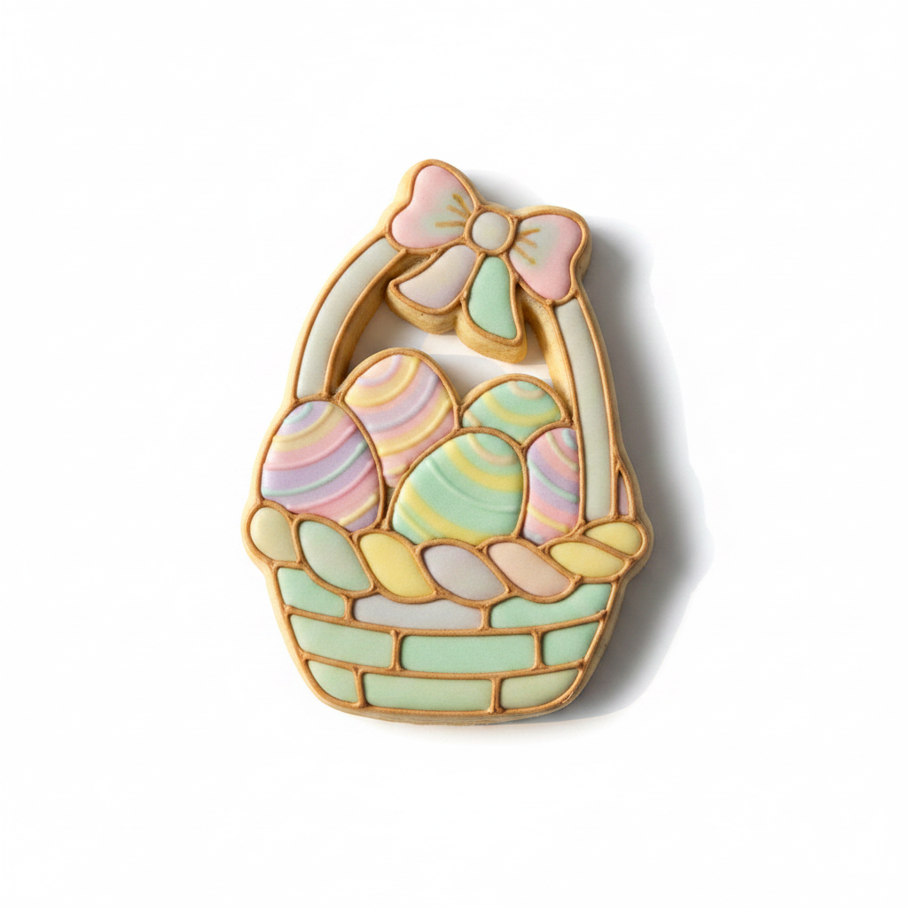 Cortador de galletas Canasta con huevos de pascua 2