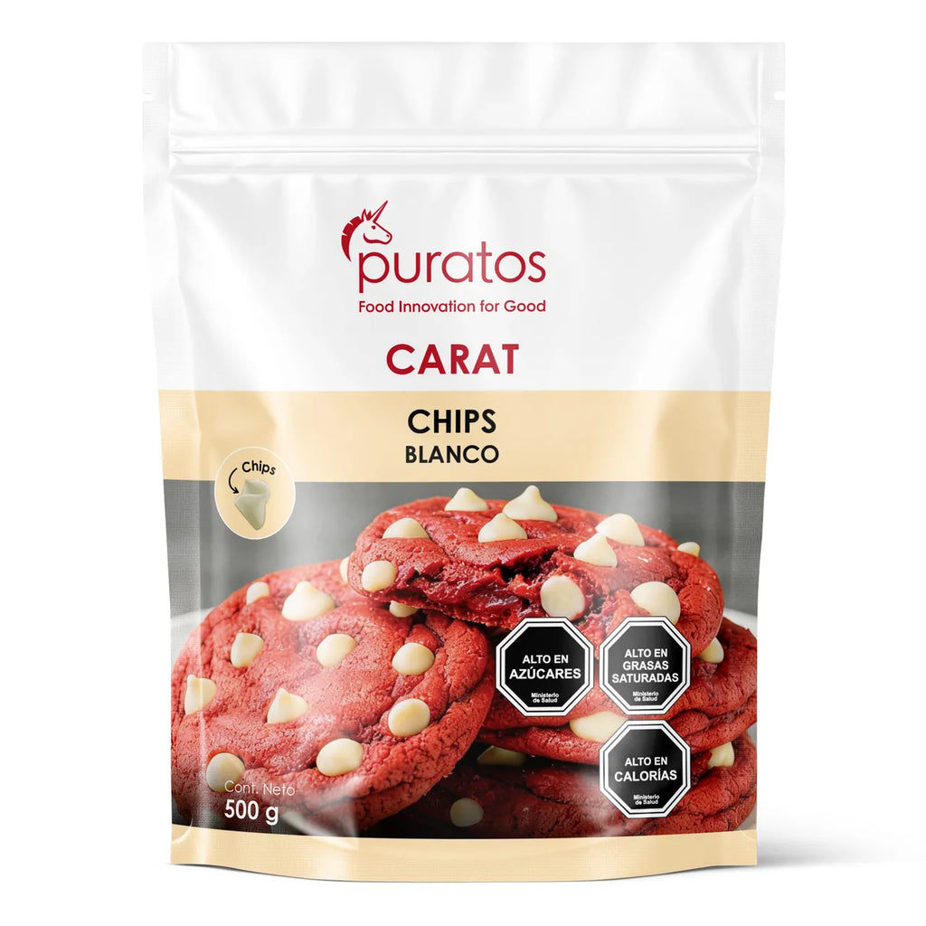 Chocolate Chips Blanco Carat 500g