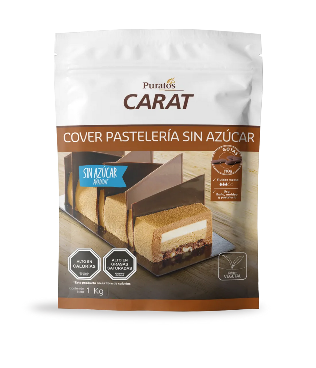 Chocolate Carat cover pastelería sin azúcar  1 kg