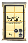 Cobertura de Chocolate Blanca Alfajor Ambrosoli en barra 1kg