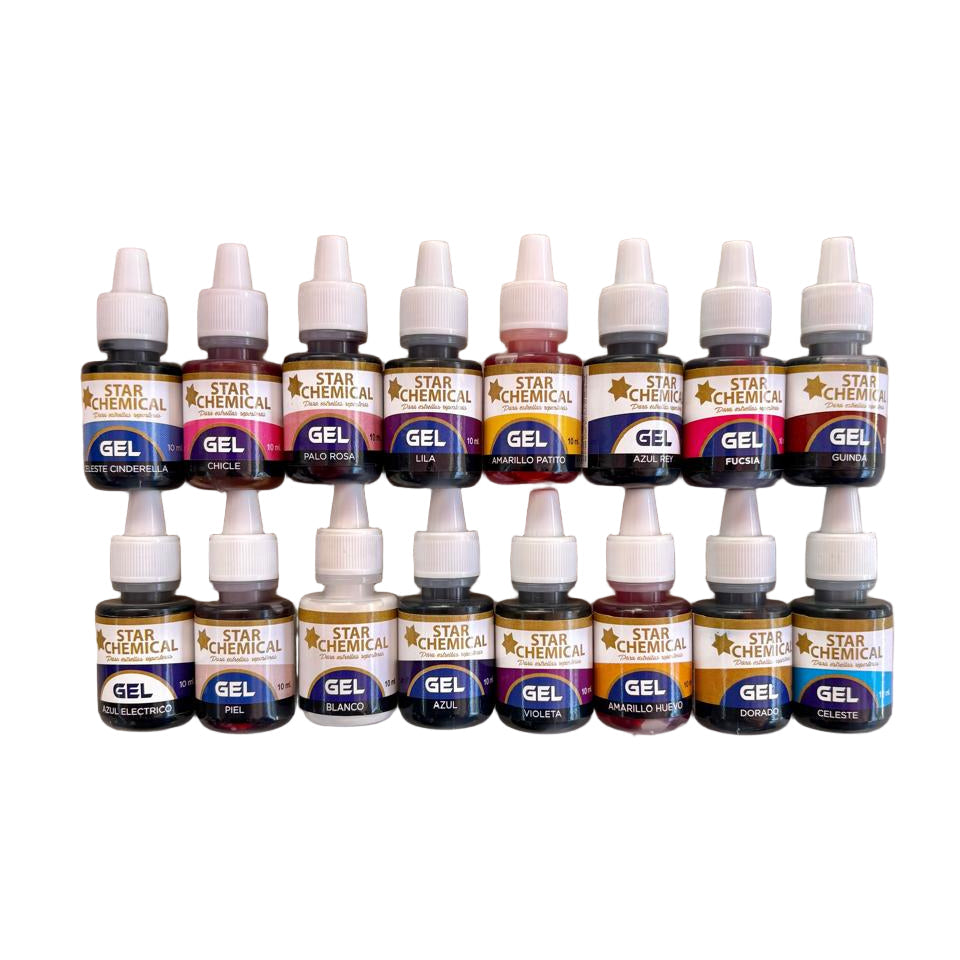 Colorantes Gel Star Chemical 10 ml