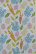 cookie card conejos y zanahoria de pascua