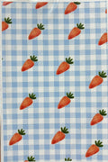 cookie card zanahoria pascua fondo azul