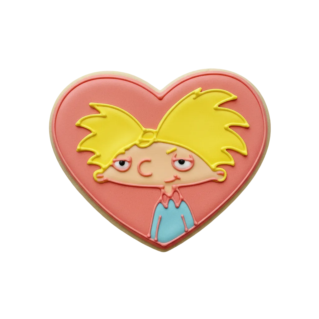 Cortador más marcador de galletas, Arnold corazón