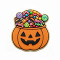 Cortador de galletas Caldero con dulces Halloween