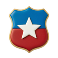 Cortador de galletas Escudo de chile