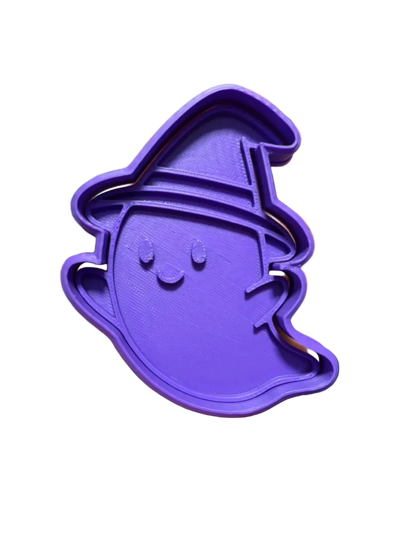 Cortador de galletas Fantasma con sombrero de bruja