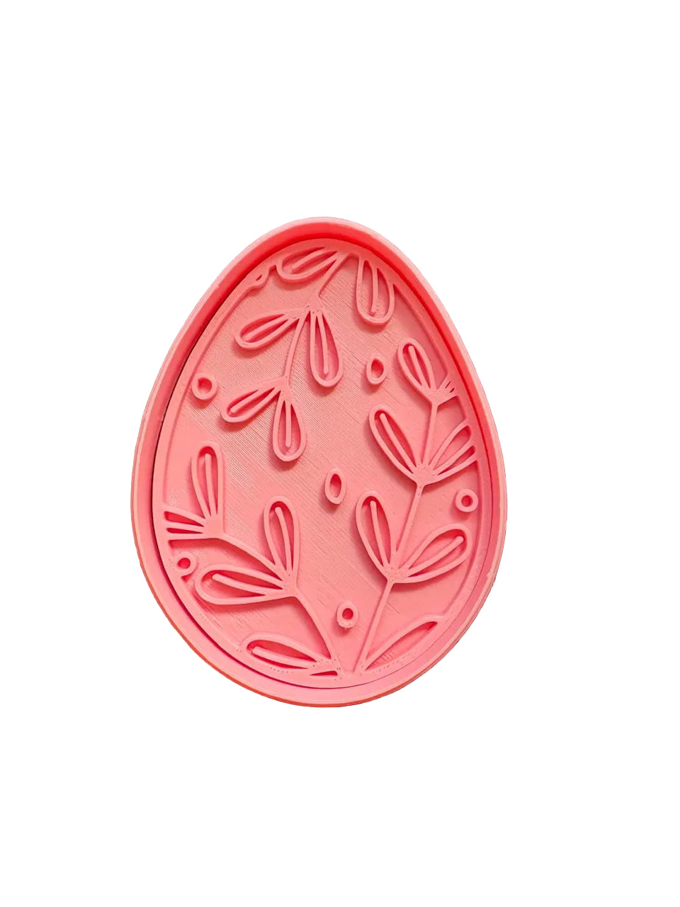 Cortador de galletas huevo de pascua hojas