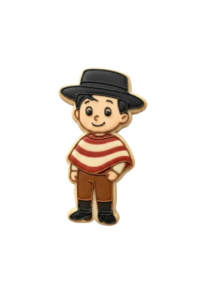 Cortador de galletas Huaso chileno