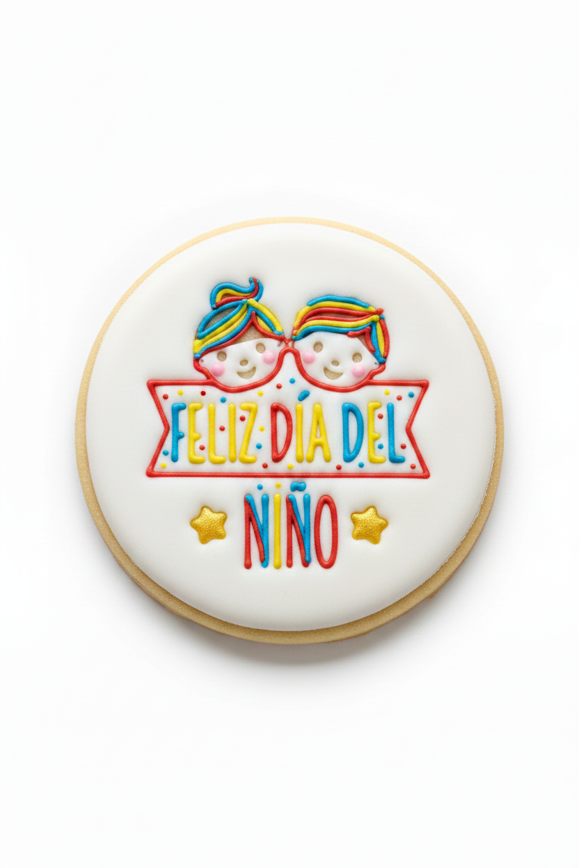 Cortador de galletas Timbre feliz día del niño 1