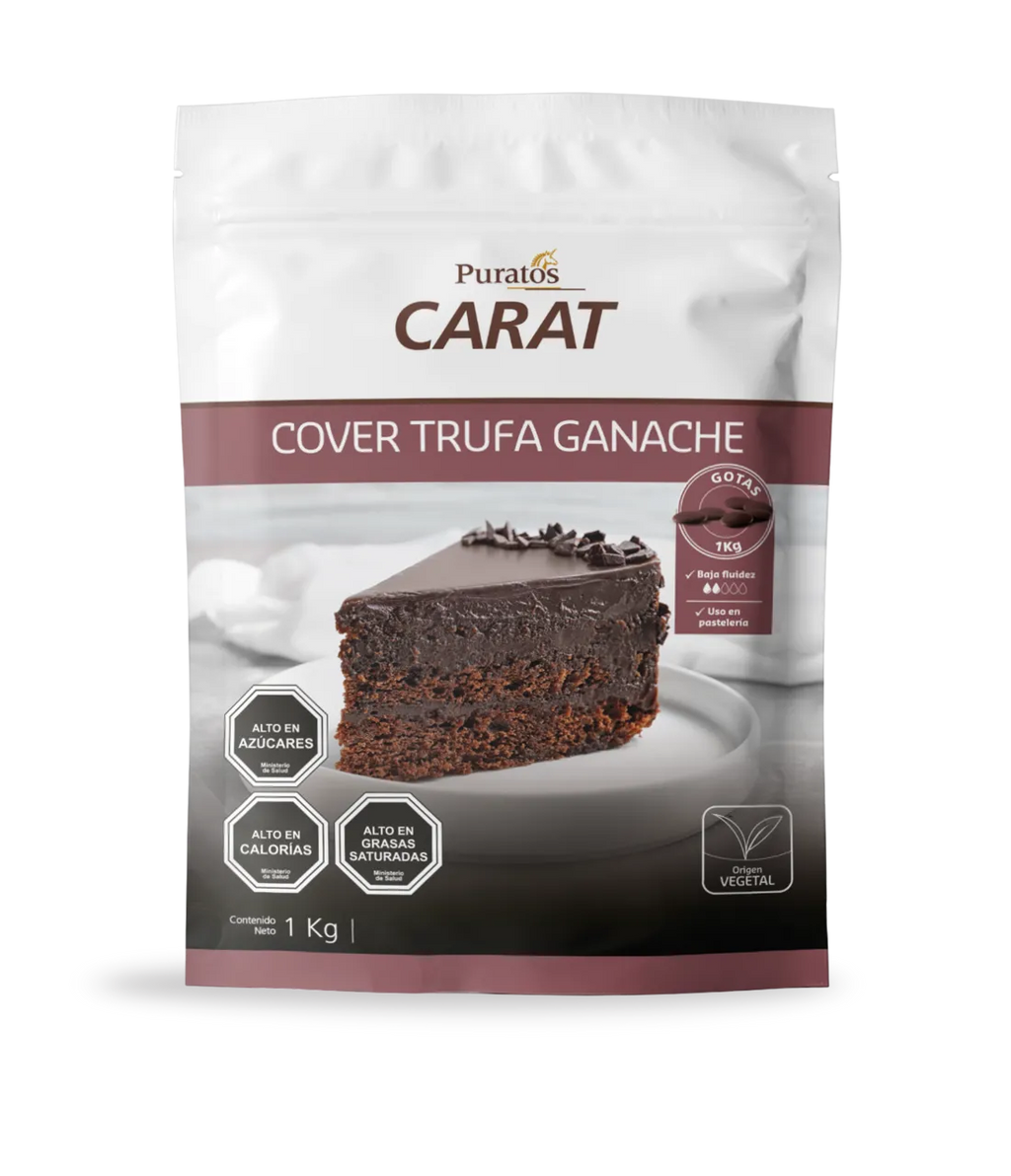 Chocolate cover trufa ganache carat puratos