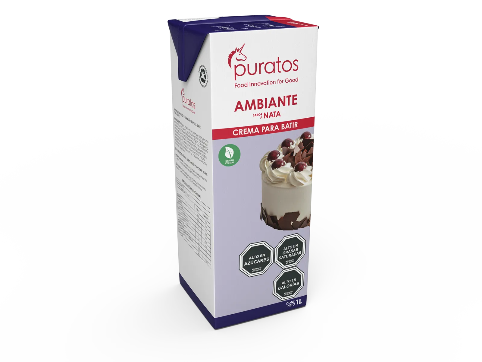 Crema para Batir Ambiante Nata 1 litro