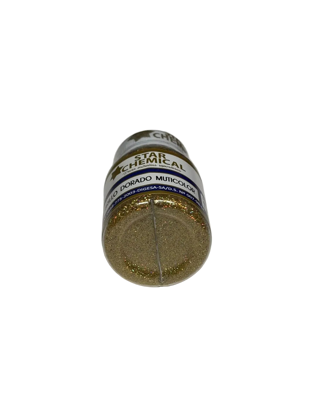 Glitter brillo Dorado Multicolor Star Chemical 5grs