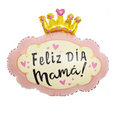 Globo metálico con corona Feliz Día Mamá 57*63cm