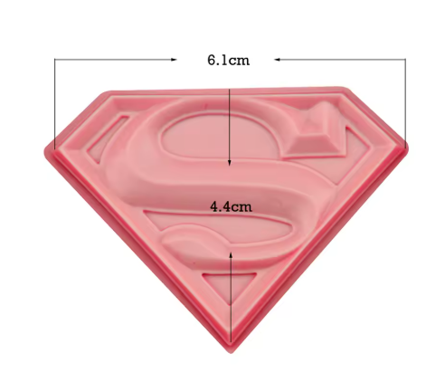Molde de silicona super man
