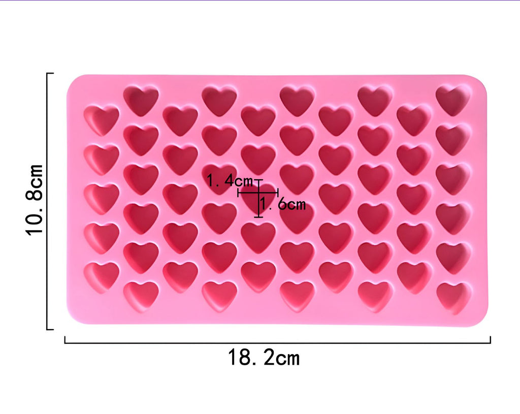 Molde de silicona Corazones
