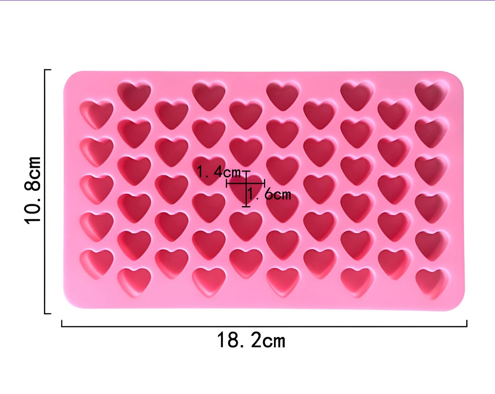 Molde de silicona Corazones