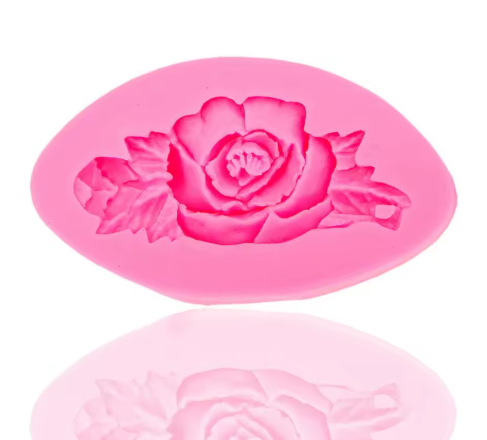 Molde silicona rosa 7.3 cm