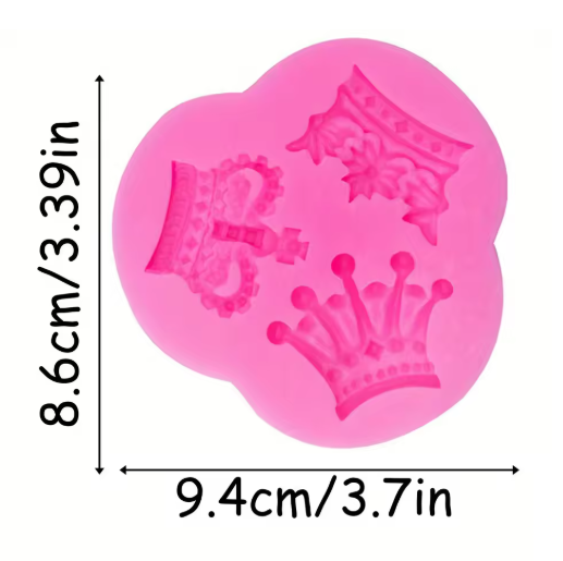 Molde de silicona 3 coronas