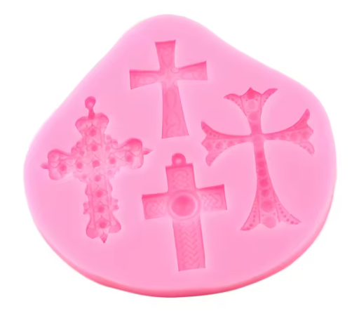 Molde silicona 4 cruces