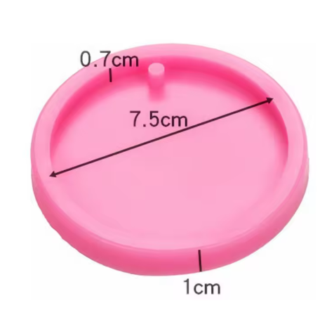 Molde de silicona circulo