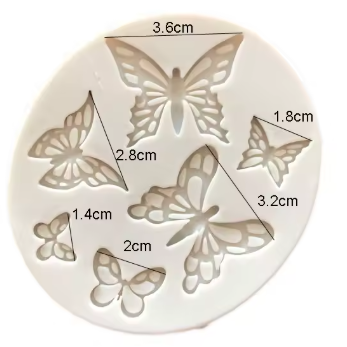 Molde silicona Mariposas
