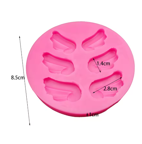 Molde silicona Alas 8.5 cm