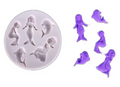 Molde de silicona sirenas y delfines